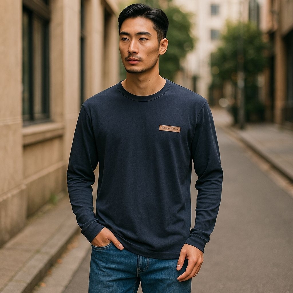 Vineyard Vines Men's Navy Long Sleeve Shirt